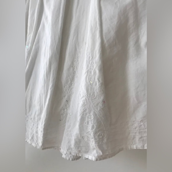 B.U.M. India 100%Cotton White Skirt - Picture 3 of 7